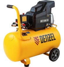 Компрессор поршневой Denzel DK1500/50,Х-PRO масляный 230л/мин 50л 1500Вт желтый/черный