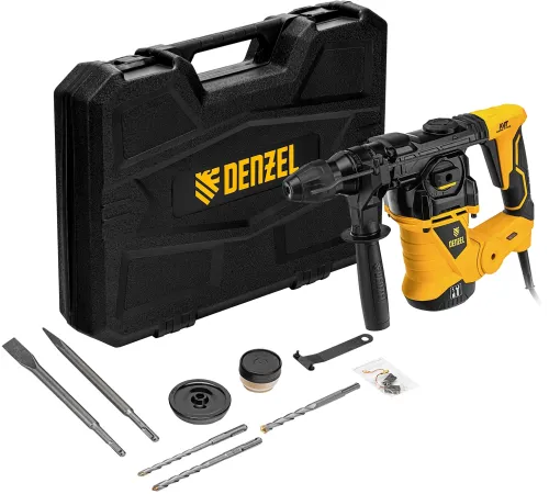 Перфоратор Denzel RHV-1250-30 патрон:SDS-plus уд.:5Дж 1250Вт (кейс в комплекте) Перфоратор Denzel RHV-1250-30 патрон:SDS-plus уд.:5Дж 1250Вт (кейс в комплекте)