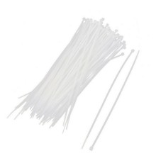 Аксессуары к шкафам и стойкам Hyperline WR-SHN-25-100W Стяжка-хомут 2.5х100мм, кабельная нейлоновая неразъемная, полиамид 6.6, цвет белый (100шт)