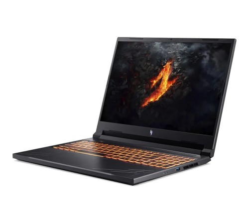 Ноутбук Acer Nitro V 16 ANV16-41-R3B9 AMD Ryzen 5 8645HS/16Gb/SSD1Tb/RTX4060 8Gb/16"/IPS/FHD+/165Hz/NoOS/Black (NH.QRUCD.00B)