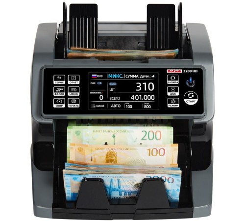 Сортировщик банкнот DoCash 3200 HD 14114 мультивалюта Сортировщик банкнот DoCash 3200 HD 14114 мультивалюта