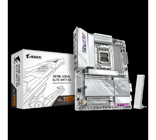 Материнская плата Gigabyte X870E AORUS ELITE WIFI7 ICE, RTL
