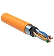 Кабель информационный ITK LC1-C604-327 кат.6 F/UTP общий экран 4X2 LSZH внутренний 305м оранжевый