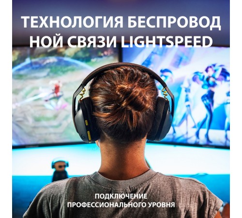 Наушники с микрофоном Logitech G435 черный/желтый накладные Radio оголовье (981-001050) Наушники с микрофоном Logitech G435 черный/желтый накладные Radio оголовье (981-001050)