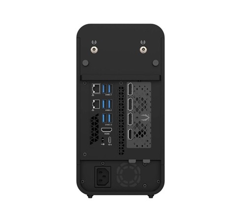 Платформа мини ПК ZOTAC ZBOX-ERP74070SC-BE, NVIDIA RTX4070 Super, Intel i7-14700, 2x DDR5 SODIMM slots, M2 SSD slot, 2.5" SATAIII BAY, WIFI, BT, 2.5G LAN, GLAN, 3x DP, HDMI, EU+UK PLUG, black