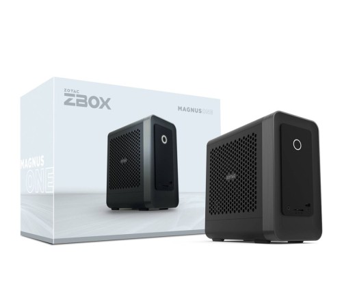 Платформа мини ПК ZOTAC ZBOX-ERP74070SC-BE, NVIDIA RTX4070 Super, Intel i7-14700, 2x DDR5 SODIMM slots, M2 SSD slot, 2.5" SATAIII BAY, WIFI, BT, 2.5G LAN, GLAN, 3x DP, HDMI, EU+UK PLUG, black