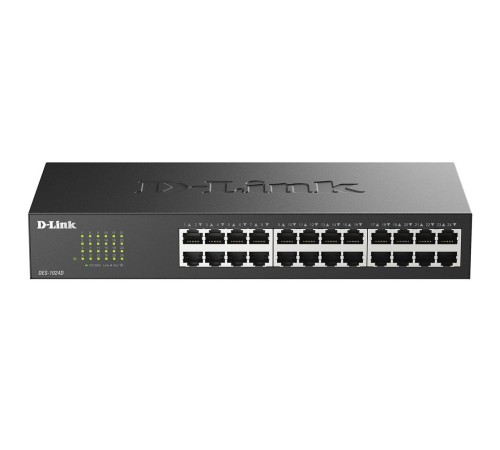 Неуправляемый коммутатор D-Link DES-1024D/H2A с 24 портами 10/100Base-TX