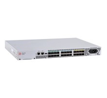 Коммутатор Brocade G610 24-port FC Switch, 8-port licensed, 8x 16Gb SWL SFP+, 1 PS, FOS Notupgradable, Rail Kit