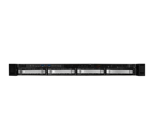 Корпус In-Win IW-RS104-07 Single 650w Acbel/FAN 4056mm*6/SLIMSAS*4 BP)/2.5"/3.5" hot-swap HDD tray (gray color)*4/28"RAIL/power cord*2/I/O shield universal/ Riser Card for 1Uxx-07 series , PCIe Gen 3 x 16, left-facing 90degree