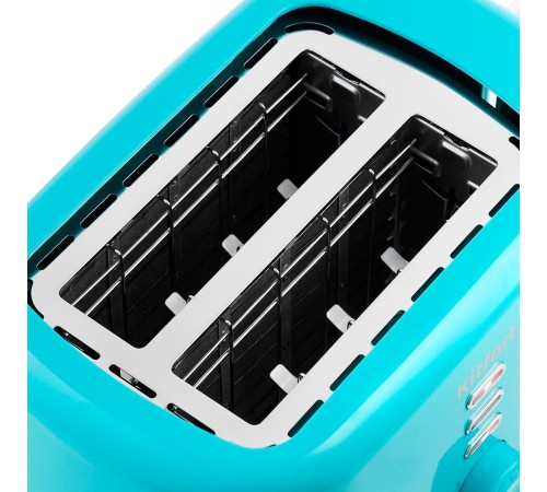 Тостер Kitfort КТ-2050-3 850Вт бирюзовый Тостер Kitfort КТ-2050-3 850Вт бирюзовый