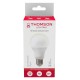 Лампа светодиодная Thomson TH-B2001 7Вт цок.:E27 груша 220B 3000K св.свеч.бел.теп. A (упак.:1шт)