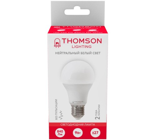 Лампа светодиодная Thomson TH-B2024 10Вт цок.:E27 свеча 220B 4000K св.свеч.бел.нейт. Candle (упак.:1шт) Лампа светодиодная Thomson TH-B2024 10Вт цок.:E27 свеча 220B 4000K св.свеч.бел.нейт. Candle (упак.:1шт)