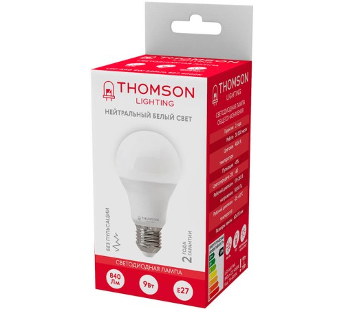 Лампа светодиодная Thomson TH-B2024 10Вт цок.:E27 свеча 220B 4000K св.свеч.бел.нейт. Candle (упак.:1шт) Лампа светодиодная Thomson TH-B2024 10Вт цок.:E27 свеча 220B 4000K св.свеч.бел.нейт. Candle (упак.:1шт)