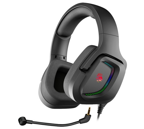 Наушники с микрофоном A4Tech Bloody G573 черный 2м мониторные USB оголовье (G573) Наушники с микрофоном A4Tech Bloody G573 черный 2м мониторные USB оголовье (G573)