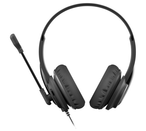 Наушники с микрофоном A4Tech HU-10 черный 2м накладные USB оголовье Наушники с микрофоном A4Tech HU-10 черный 2м накладные USB оголовье