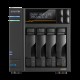 Платформа СХД ASUSTOR AS6804T 4 Bay (Max.16) 4xM.2 2x5GLAN 2x10GLAN 16GB (Max.64GB) DDR5 2xUSB-C 3xUSB