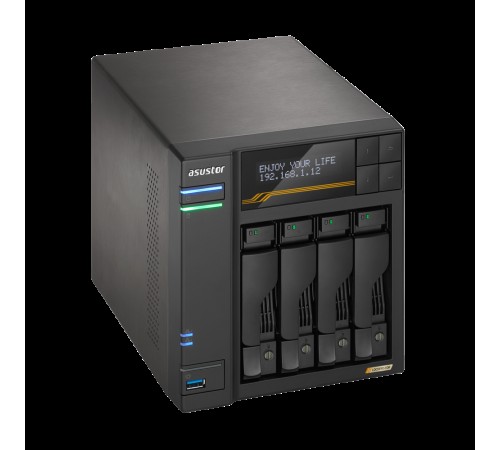 Платформа СХД ASUSTOR AS6804T 4 Bay (Max.16) 4xM.2 2x5GLAN 2x10GLAN 16GB (Max.64GB) DDR5 2xUSB-C 3xUSB Платформа СХД ASUSTOR AS6804T 4 Bay (Max.16) 4xM.2 2x5GLAN 2x10GLAN 16GB (Max.64GB) DDR5 2xUSB-C 3xUSB