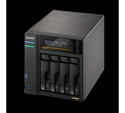 Платформа СХД ASUSTOR AS6804T 4 Bay (Max.16) 4xM.2 2x5GLAN 2x10GLAN 16GB (Max.64GB) DDR5 2xUSB-C 3xUSB Платформа СХД ASUSTOR AS6804T 4 Bay (Max.16) 4xM.2 2x5GLAN 2x10GLAN 16GB (Max.64GB) DDR5 2xUSB-C 3xUSB