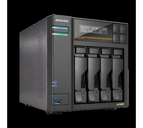 Платформа СХД ASUSTOR AS6804T 4 Bay (Max.16) 4xM.2 2x5GLAN 2x10GLAN 16GB (Max.64GB) DDR5 2xUSB-C 3xUSB Платформа СХД ASUSTOR AS6804T 4 Bay (Max.16) 4xM.2 2x5GLAN 2x10GLAN 16GB (Max.64GB) DDR5 2xUSB-C 3xUSB