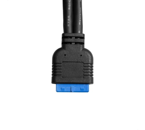 Exegate EX298296RUS Планка портов в корпус Type-C ExeGate BrctUSB3-1C (USB 3.2 Gen1 20pin (IDC 20pin F) --> USB 3.2 Gen1 Type-Cf, кабель 30см)