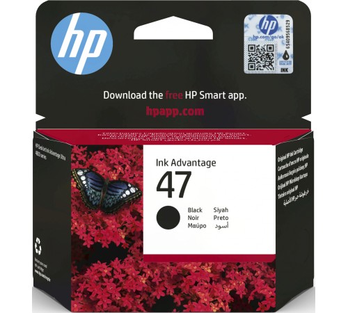 Картридж струйный HP 47 6ZD21AE черный (1300стр.) (2мл) для HP DJ IA Ultra 4828