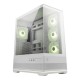 Корпус для ПК MSI MAG PANO 110R PZ WHITE, Global, 2xUSB 3.2 Gen 1, 1xUSB 3.2 Gen2 Type-C,
3x120mm ARGB Reverse Blade F