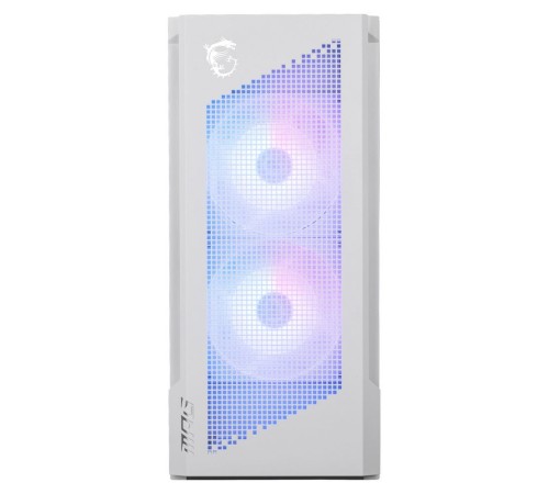 Корпус для ПК MSI MPG VELOX 300R AIRFLOW PZ WHITE, Global, 2xUSB 3.2 Gen 1, 1xUSB 3.2 Gen2
Type-C, 2x160mm ARGB Fan, 1