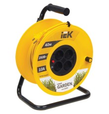 Iek WKP23-10-04-40 Катушка УК40 с т/з 4 места 2Р/40м 2х1,0 мм2 "Garden"