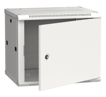 Шкаф монтажный ITK LINEA W (LWR3-06U64-MF) настенный 6U 600x450мм пер.дв.металл 90кг серый 350мм 22кг IP20 IK08 сталь