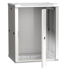 Шкаф монтажный ITK LINEA W (LWR3-12U64-GF) настенный 12U 600x450мм пер.дв.стекл 90кг серый 350мм 29кг 200град. IP20 IK08 сталь
