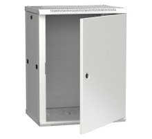 Шкаф монтажный ITK LINEA W (LWR3-12U64-MF) настенный 12U 600x450мм пер.дв.металл 90кг серый 350мм 29кг 200град. IP20 IK10 сталь