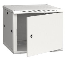Шкаф монтажный ITK LINEA W (LWR3-06U66-MF) настенный 6U 600x600мм пер.дв.металл 90кг серый 500мм 19кг 200град. IP20 IK10 сталь
