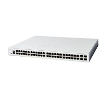 Коммутатор CISCO Catalyst 1300 48x 10/100/1000 Ethernet RJ-45 ports, 4x 1G SFP uplinks, RackMount kit, C1300-48T-4G
