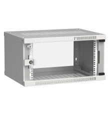 Шкаф монтажный ITK LINEA WE (LWE3-06U64-GF) 6U 600x450мм пер.дв.стекл 50кг серый 400мм 200град. 320мм 20