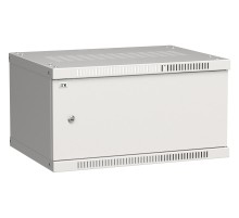 Шкаф монтажный ITK LINEA WE (LWE3-06U64-MF) 6U 600x450мм пер.дв.металл 50кг серый 400мм 200град. 320мм IP20