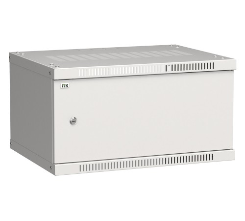 Шкаф монтажный ITK LINEA WE (LWE3-06U64-MF) 6U 600x450мм пер.дв.металл 50кг серый 400мм 200град. 320мм IP20 Шкаф монтажный ITK LINEA WE (LWE3-06U64-MF) 6U 600x450мм пер.дв.металл 50кг серый 400мм 200град. 320мм IP20