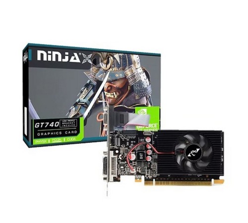 Видеокарта Ninja (Sinotex) GT740 4GB GDDR3 128bit VGA DVI HDMI 2FAN RTL Видеокарта Ninja (Sinotex) GT740 4GB GDDR3 128bit VGA DVI HDMI 2FAN RTL