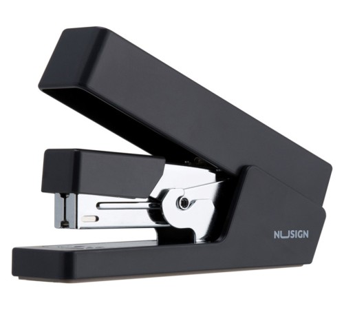 Степлер Deli ENS081BLACK Nusign 24/6 26/6 (25листов) черный 100скоб коробка