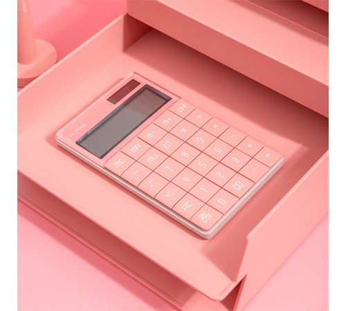 Калькулятор настольный Deli Nusign ENS041pink розовый 12-разр.