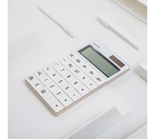 Калькулятор настольный Deli Nusign ENS041WHITE белый 12-разр. Калькулятор настольный Deli Nusign ENS041WHITE белый 12-разр.