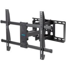 Кронштейн для телевизора Kromax GALACTIC-57 черный 32"-75" макс.60кг настенный поворотно-выдвижной и наклонный
