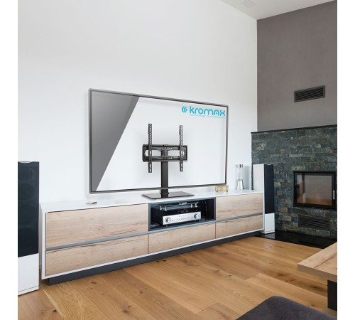 Стойка для телевизора Kromax X-STAND-2 черный 23"-55" макс.30кг крепление к столешнице Стойка для телевизора Kromax X-STAND-2 черный 23"-55" макс.30кг крепление к столешнице