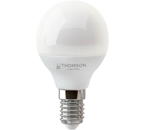 Лампа светодиодная Thomson TH-B2315 6Вт цок.:E14 шар 220B 6500K св.свеч.бел.хол. Globe (упак.:1шт) Лампа светодиодная Thomson TH-B2315 6Вт цок.:E14 шар 220B 6500K св.свеч.бел.хол. Globe (упак.:1шт)