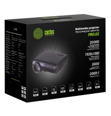 Проектор Cactus CS-PRO.02B.WUXGA LCD 3000Lm (1920x1080) 2000:1 ресурс лампы:30000часов 2xUSB typeA 2xHDMI 4.2кг