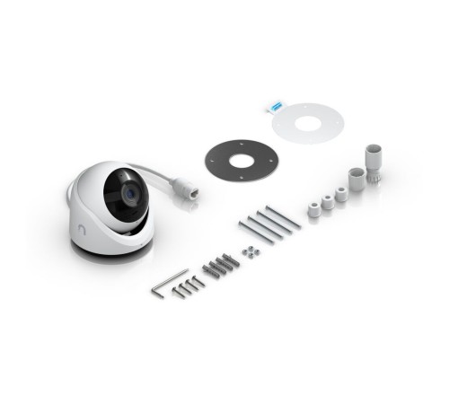 UBIQUITI UVC-G6-Turret-W Видеокамера 4K (8MP), 30 к/с, 109,9°, Multi-TOPS AI Engine, ИК-подсветка до 30 м, белый