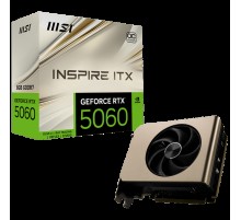 Видеокарта MSI RTX5060 INSPIRE ITX OC 8GB GDDR7 128bit 3xDP HDMI 2FAN RTL