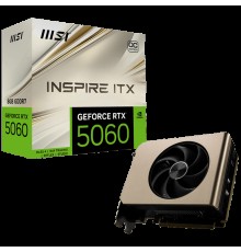Видеокарта MSI RTX5060 INSPIRE ITX OC 8GB GDDR7 128bit 3xDP HDMI 2FAN RTL