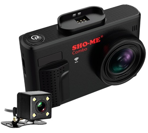 Видеорегистратор с радар-детектором Sho-Me Combo Note WiFi DUO GPS ГЛОНАСС