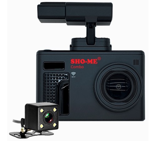 Видеорегистратор с радар-детектором Sho-Me Combo Note WiFi DUO GPS ГЛОНАСС