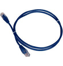 Патч-корд TWT UTP кат.5e, с заливными колпачками, 7.0 м, синий (TWT-45-45-7.0-BL)